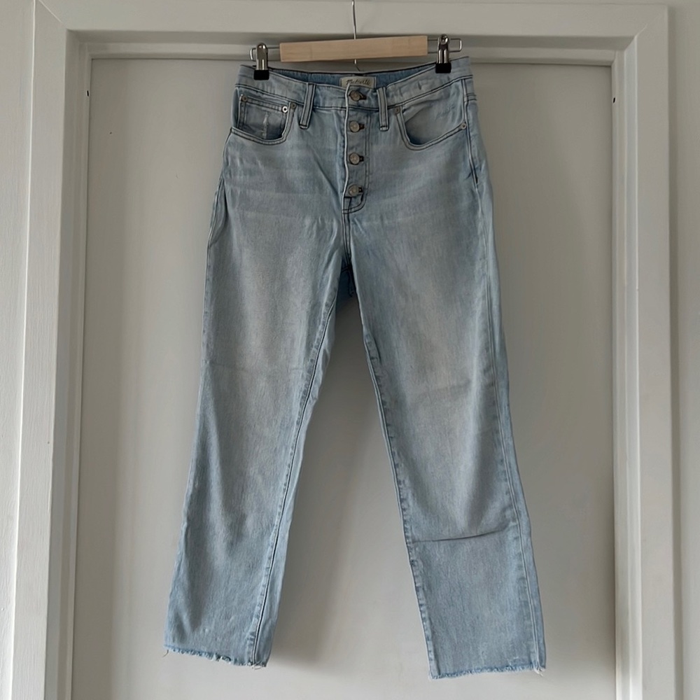 Madewell high-rise slim crop jean